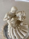 Vintage Resin Bride   Groom Wedding Cake Topper  1989