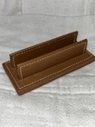 Coach Leather Desk Business Card Holder Executive Desk Accessory Coach Leather