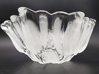  Crystal Paneled Glass Tulip Centerpiece Bowl