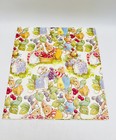 Vintage Gift Wrapping Paper Mice Bunnies Picking Berries Lot 3 Sheets 18  X 25 