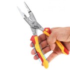 Wiha 45489 Electrician Plier 8-in-1 Multifunctional Insulated Wire Stripping Pli