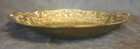 Vintage Solid Brass Round Gallery Tray Ornate Handled Vanity Serving Tray 9 