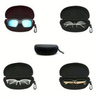 1pc Sunglass Protector Hard Case With Hook   Zipper Eyeglasses Pouch Glasses Box
