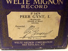 Welte Mignon Player Piano Roll Purple Seal Records Peer Gynt I  P1479