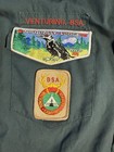 Venturing Boy Scout Shirt Mens 2xl Green S s Uniform Patches Neckerchief Vtg Usa