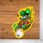 Rat Fink Flying Eyeball Stickers 6    Hot Rod Kustom Kulture Vinyl Decal 3-pack
