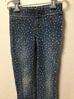 Jordache Jegging Girls Pants Size 5 Blue Star Print Elastic Waist 132
