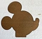 Vintage Walt Disney Productions 8 Inch Cardboard Mickey Mouse Display