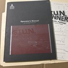 Original Factory Atari Stun Runner Arcade Video Game Owners Manual
