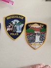 2 Different Snoqualmie Washington Police Patches Blue Is New