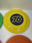 4 Nos Union 76 Gas Station Advertising Frisbees Pink Yellow Green Orange