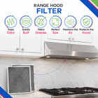 97007696 41f Range Hood Charcoal Filter 10 5x8 8 Replacement Vent Hood Filter