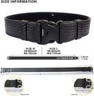 Basketweave Duty Belt police Duty Belts  Web Duty Belt With Loop Medium  34-40
