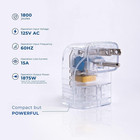 Single Surge Protector Outlet 1800 Joules  1875w  For Tv  Pc  Xbox  Ps5  Refrige