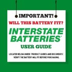 Interstate Batteries 12v 35ah Sealed Lead Acid - Insert Terminals 