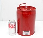 Vntg Small Red Shotgun Powder Can Empty Metal Hazmatpac 1 Gallon Rust Inhibited