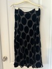 Vintage Suzi Chin Maggy Boutique Velvet Skirt Sheer Overlay lined Size 12