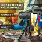 Monocular Telescope High Quality 12x52 Hd Optical New W  Tripod   Phone Mount