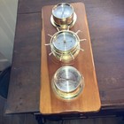 Vintage Springfield Weather Station Thermometer Barometer Humidity Made In Usa