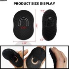 2 Packs Pocket Palm Combs  Shampoo Comb  Massager Hair Brush Comb  Scalp Mass   
