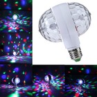 E27 6w Disco Party Lights Ball Stage Light Strobe Led Bulb Dj Rgb Rotating Lamp