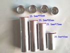 100pcs Dental Lab Aluminum Tube Empty Cartridge For Flexible Acrylic 25 5  75mm