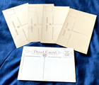 Vintage Happy Birthday Post Cards Unused Lot Of 5