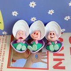 3pcs set Disney Alice In Wonderland Baby Oyster Shell Collection Figurine Toys