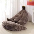 Banana Bean Bag Chair W  Ottoman  Comfy Convertible Lounger  Sofa Bed For Adults