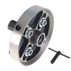 Lablt Wood Lathe Chuck 6  4-jaw Lathe Chuck With 1    8 Tpi Thread