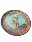 Vintage Wheeling Steel Ductillite King Can Anthropomorphic Tin Advertising Tray