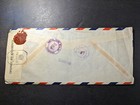 1945 Registered India Airmail Cover Calcutta To Boston Ma Usa