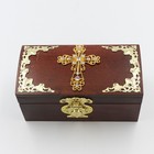 Orthodox Portable Communion Set Wooden Sick Call Kit Chalice Spoon Rs-0