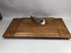 Singer Wood Table Top  Treadle Sewing Machine Base  Cabinet Part Vintage Z