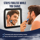 Fogless Shower Mirror For Shaving With Upgraded Suction  Anti Fog Shatterproof S