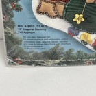 1994 Bucilla Felt Stocking Kit 83199 Mr   Mrs Claus Christmas 18  New Sealed