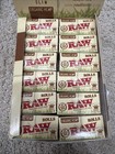 12 Boxes Raw Classic Single Wide Natural Unrefined 5 Meter Rolls Rolling Papers