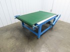 47 5 x 5  9  Slider Bed Conveyor 39 belt 10hp 230v 3ph 40fpm Welded Steel Frame