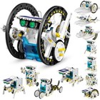 13-in-1 Solar Robot Toys For Ages 8 9 10 11 12 Year Old Boys Girls  Stem White
