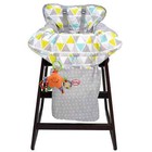 Nuby Baby Shopping Cart Cover And High Chair Cover 2 In 1 Geometric Triangles