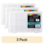 Portable Clear Organizer Box W  18 Compartments Crafts Office Fishing Storage Us