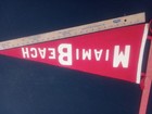 Lot Of 5 Vintage Pennant Flags 