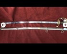 Civil War M1850 S f Officer Sword W-us ornate Etched Blade   Scabbard- Gem     