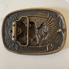 America   s Freedom Eagle Western Belt Buckle Antique Bronze Patriotic