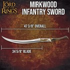 The Hobbit Mirkwood Infantry Sword Replica Lotr   Officially Licensed   47 3 8   