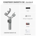 Zhiyun Cinepeer Smooth 5e Smartphone Ai Gimbal Stabilizeror For Iphone Android