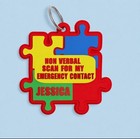 Nonverbal Child Nfc Backpack Tag   Autism Safety Id  pre-programmed 