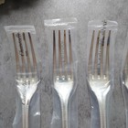 Christofle Perles Table Fork Unopened 6pcs Silverplate Flatware Brand New