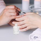 3 Pcs Clear Glass Nail Polish Bottles With Brush Empty Nail Polish Container