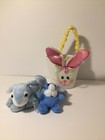 Easter Bunny Rabbit Plush Stuffed Animals   Easter Basket